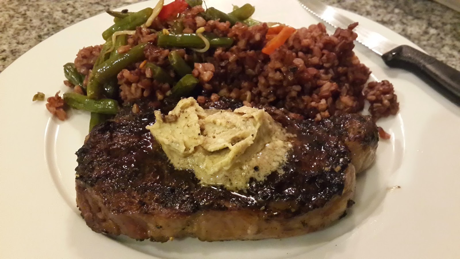 The BBQ Bible Espresso Glazed Steaks with a Cheesy Coffee & Butter Topping