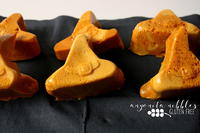 Gluten Free Halloween Honeycomb Witch Hats | Anyonita Nibbles