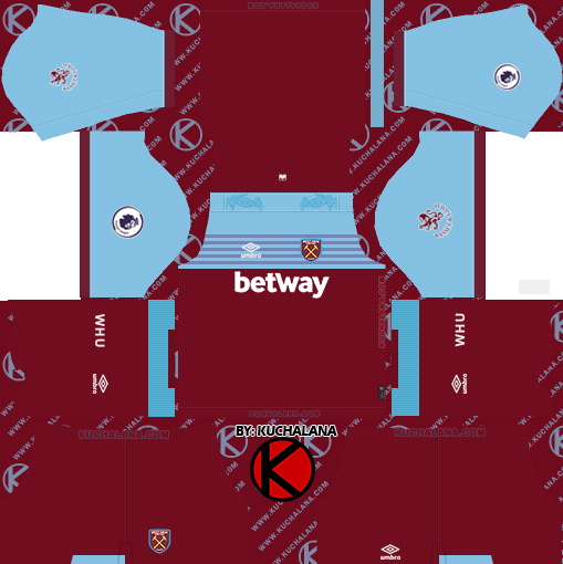 West Ham United 2019/2020 Kit - Dream League Soccer Kits