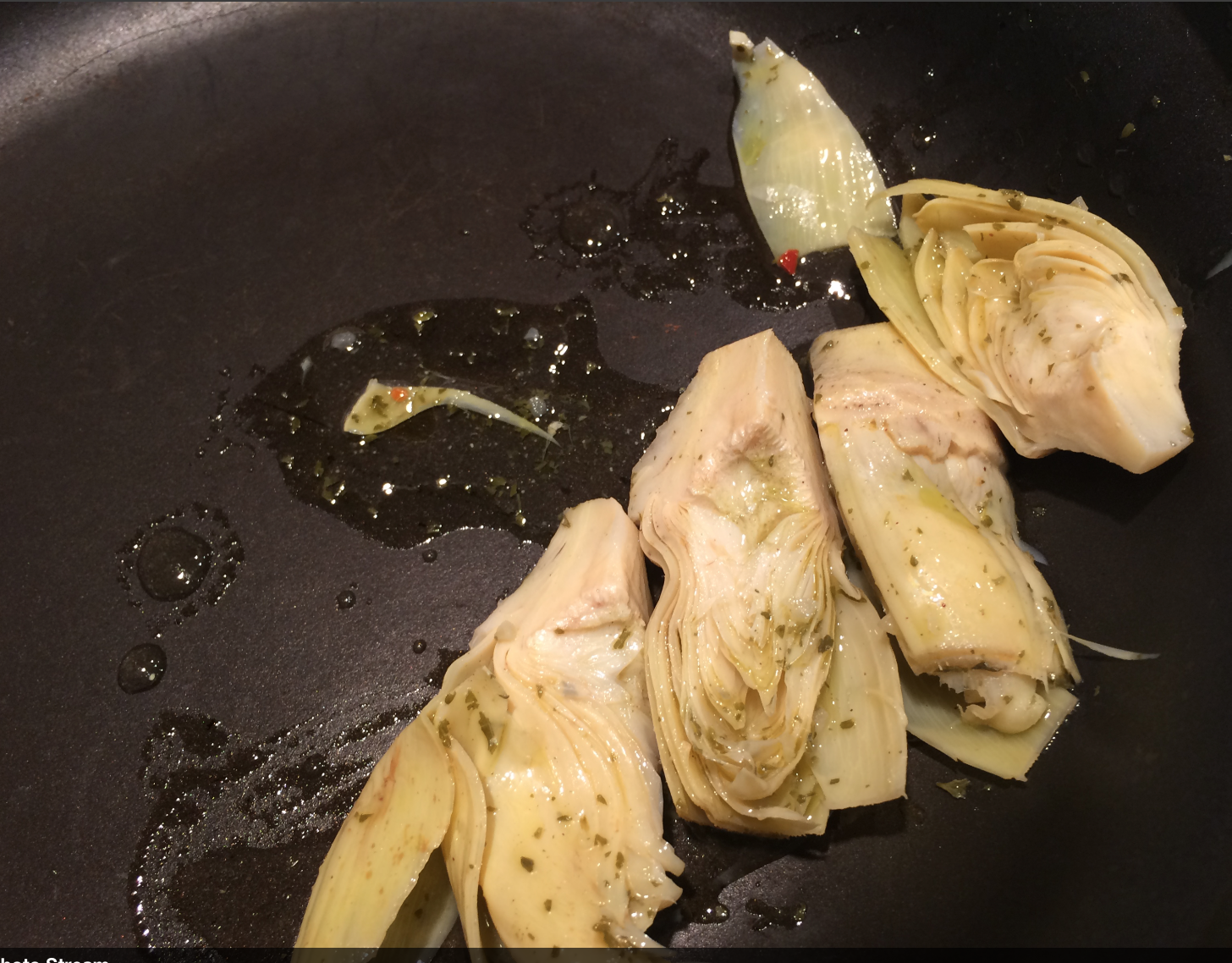 Mystery Lovers' Kitchen Easy Shrimp & Artichoke Stir Fry recipe from