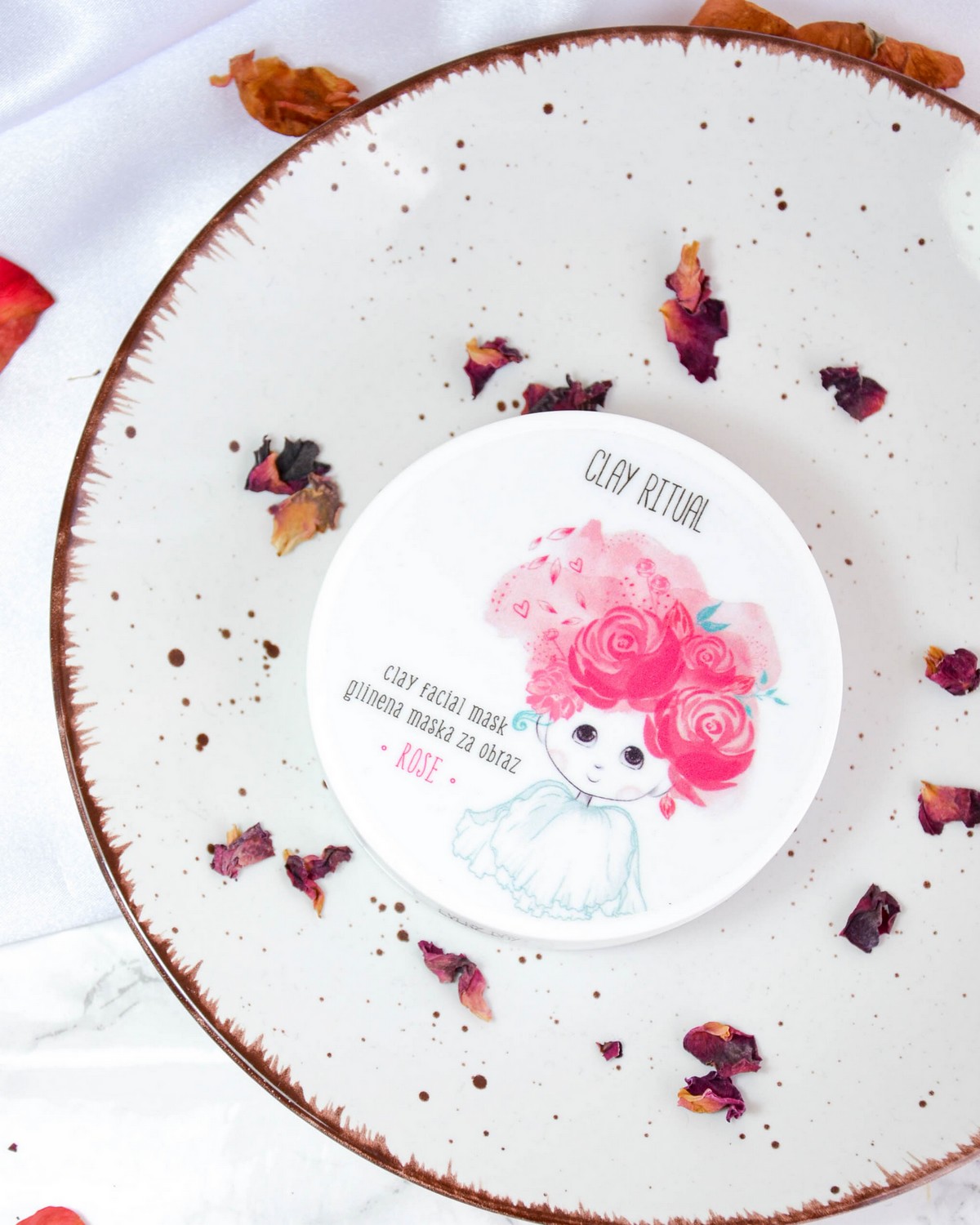 GlinaSi Clay Mask Rose