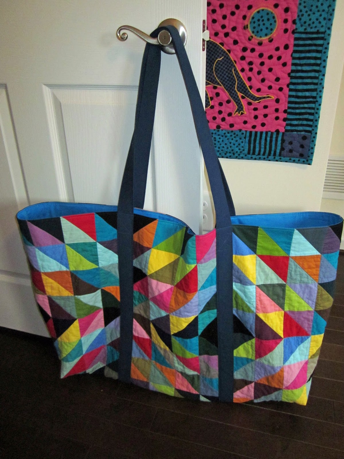 CHRIS'S QUILTING UNIVERSE Gigantic bag to carry my quilt