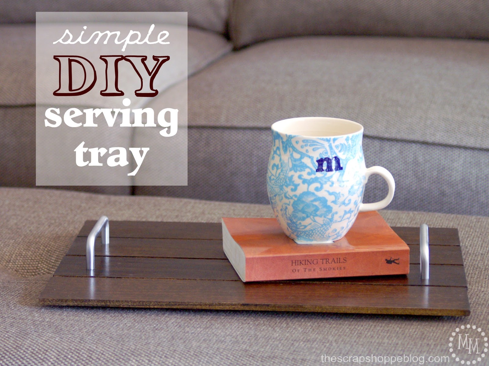 simple DIY serving tray