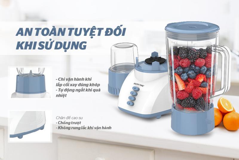 Máy Xay Sinh Tố Sunhouse Đa Năng Happy Time HTD5113G Xanh 8 happytime htd5113g 01161