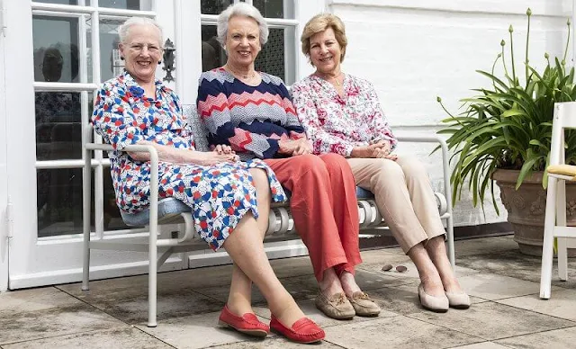 Queen Margrethe, Princess Benedikte and Queen Anne-Marie have spent a few days together at Graasten Castle