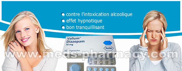 Diazepam (Valium), tranquillisant efficace sans ordonnance sur la Pharmacie européenne www.meds-pharmacy.com