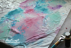 can you dye fabric with watercolor paint