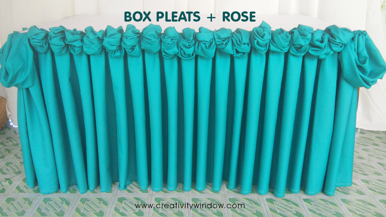 10 Simple Basic Table Skirting Design for Beginners CreativityWindow™