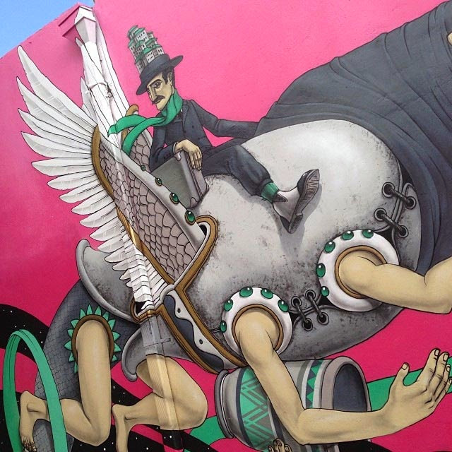 Street Art By Ukrainian Urban Artist Kislow For Art Basel Miami 2013 in Florida. 5