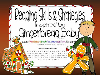 http://www.teacherspayteachers.com/Product/Gingerbread-Baby-Reading-Skills-Strategies-Packet-421100