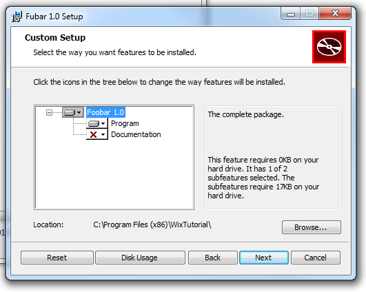 What Ben Knows Adding UI To WiX Installer With Visual Studio 2012 What Ben Knows Adding UI To WiX Installer With Visual Studio 2012