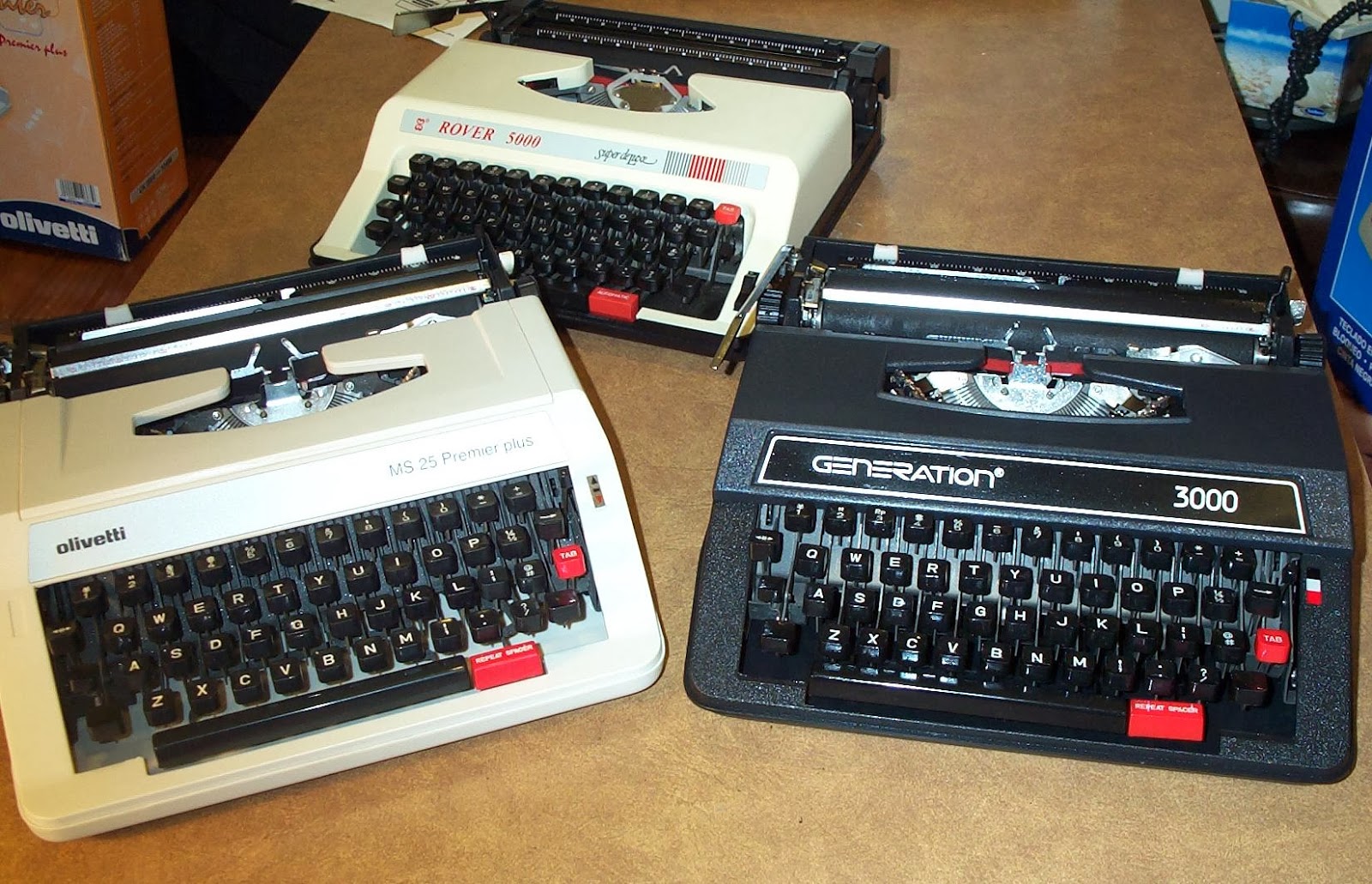 The Generation 3000 is the same as the Royal Scrittore I. In other words,  these models have been around for more than 10 years now, possibly more  than 15, ...