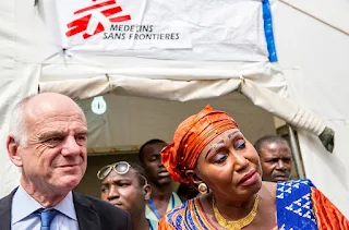 Doctors Without Borders Ebola Donka National Hospital in Conakry, Guinea Africa