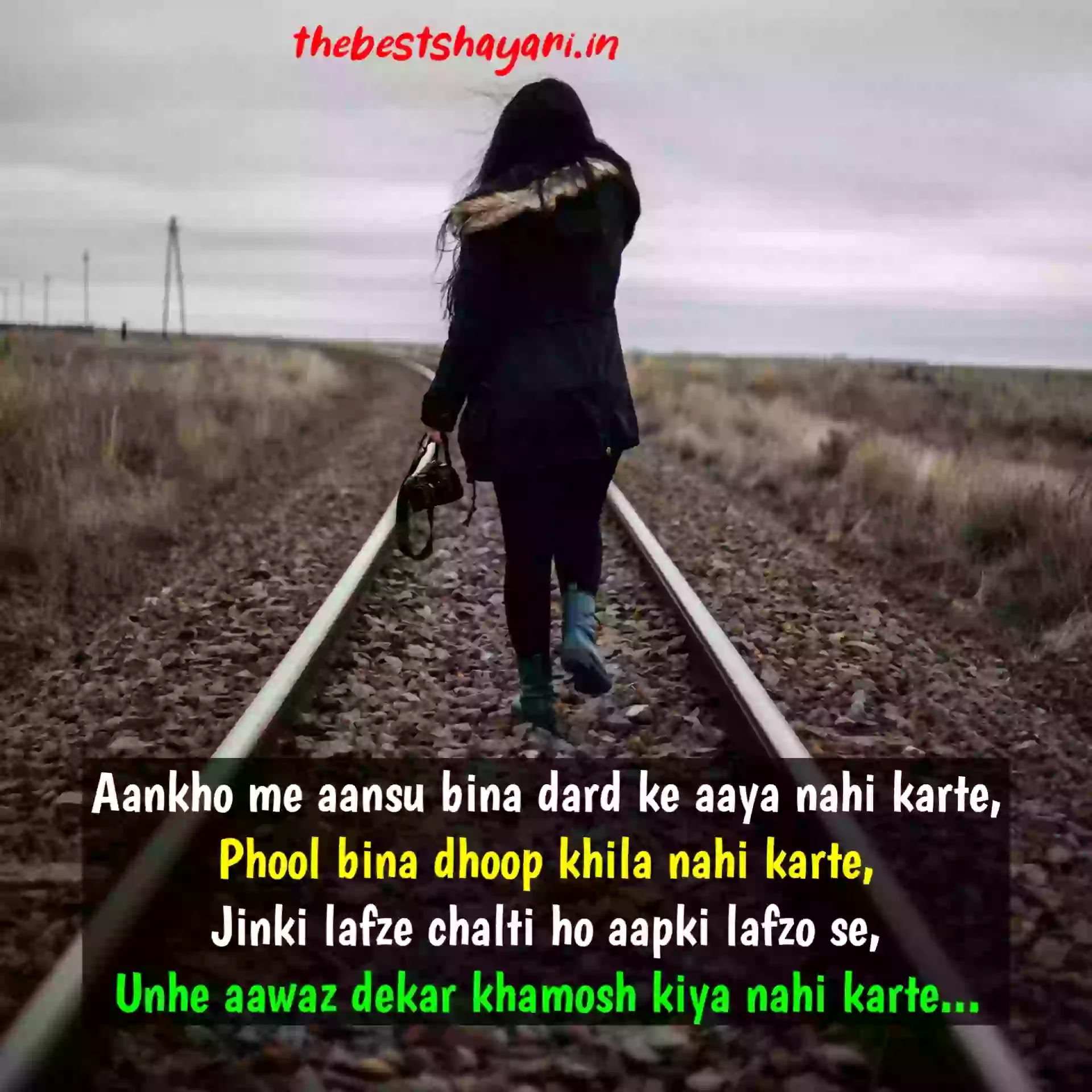 Sad love sayri image
