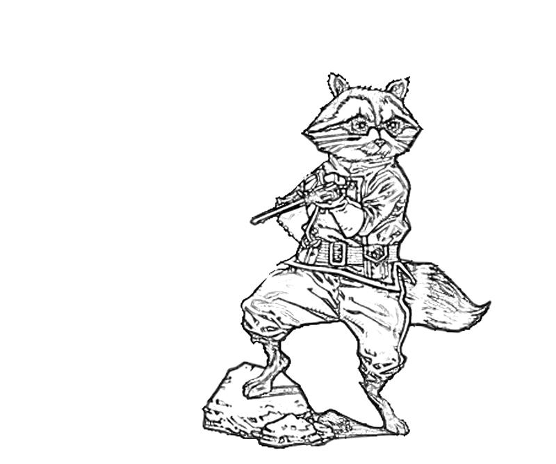 printable-rocket-raccoon-action_coloring-pages