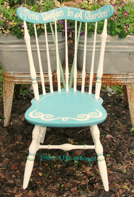 Under A Pile of Scrap!: A Pretty Garden Chair