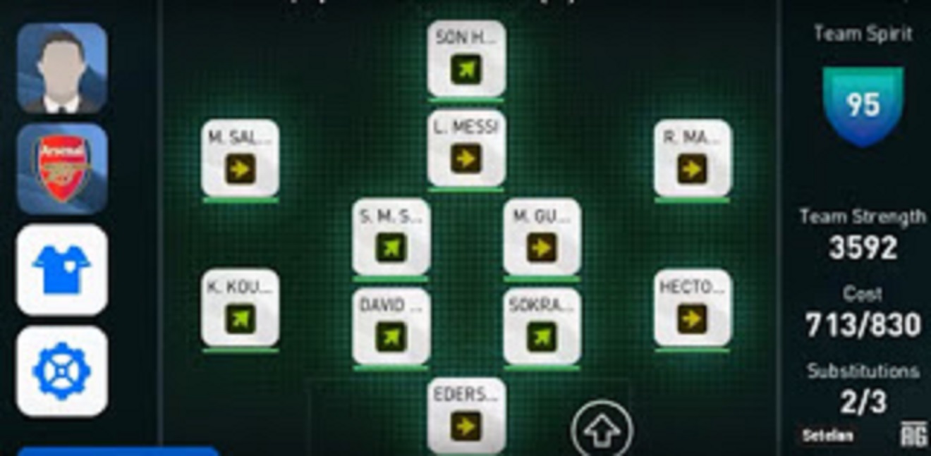This is the best PES Mobile Formation (PES Mobile Best Formation) based