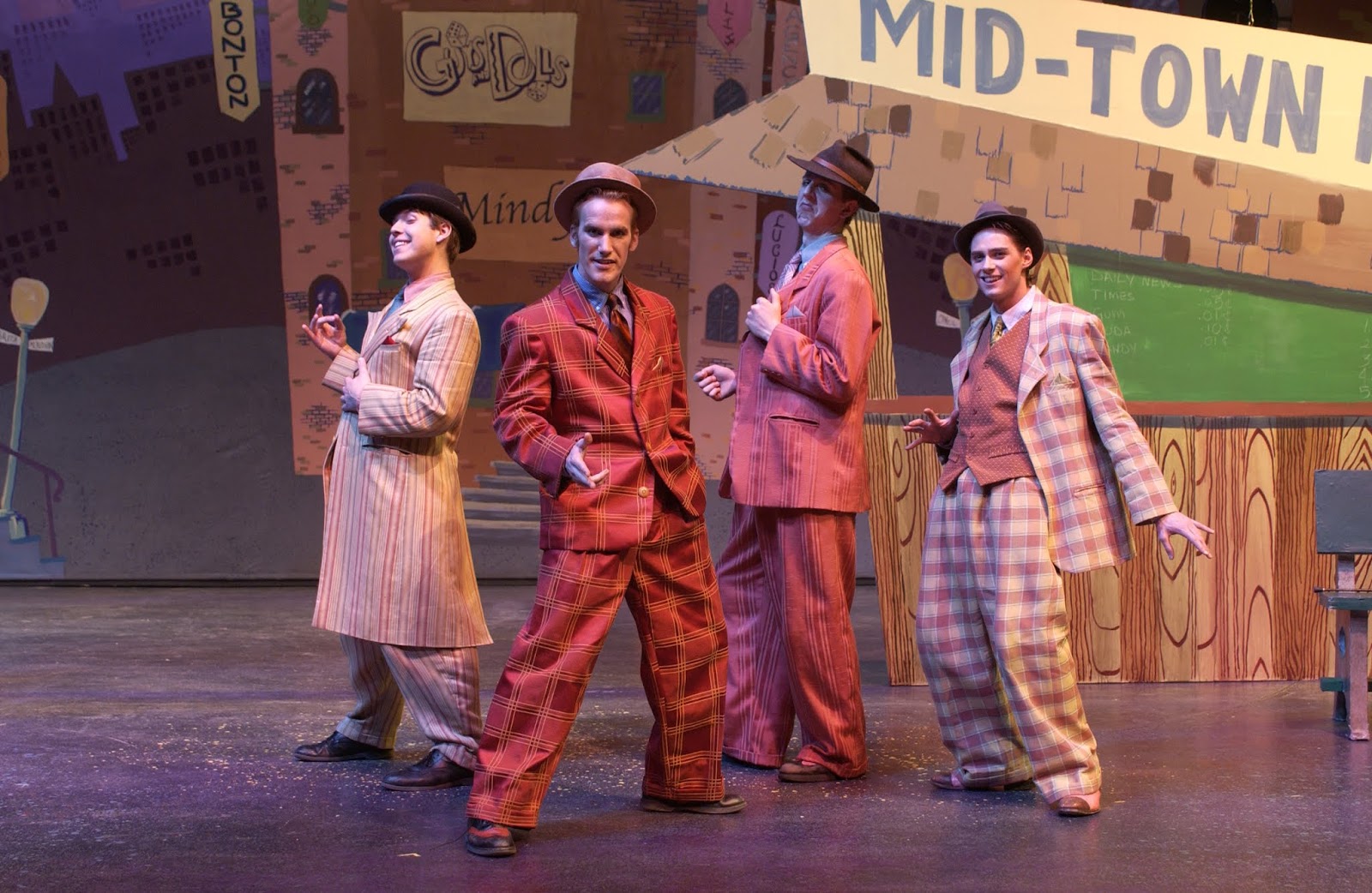 The Theatrical Designs of Gary Benson Guys and DollsSet and Costume Design