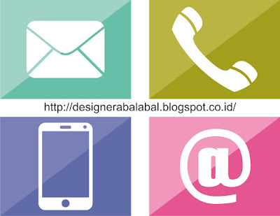 icon flat desain format vector coreldraw icon contact person cdr