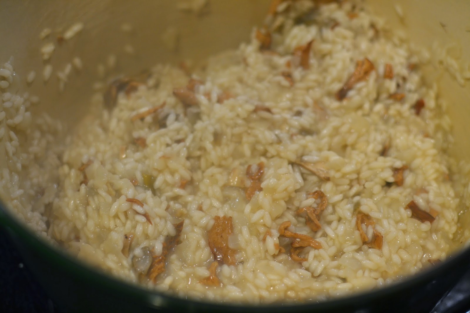 Weekend Food Project Risotto with Shrimp on the Big Green Egg