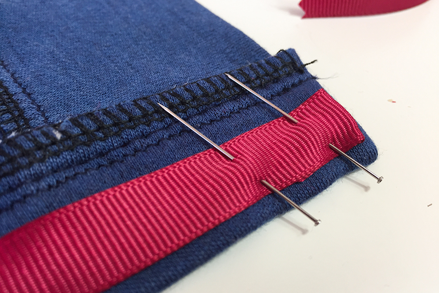 The Juniper Cardigan Sew Along Attaching Grosgrain Ribbon Why, When