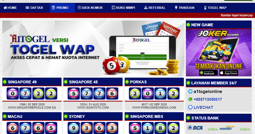 Bandar Togel  Online Singapore Pools 4D  Terpercaya Togel  