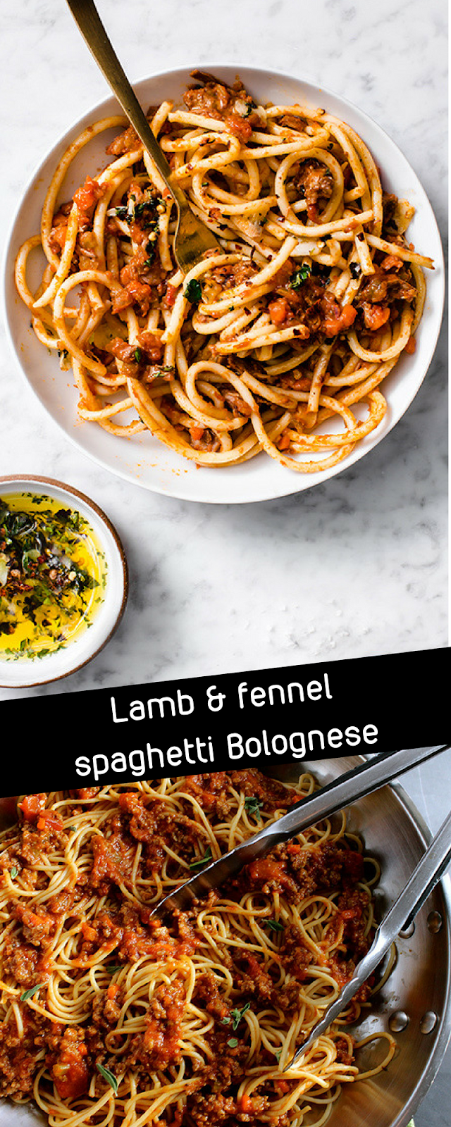 Lamb & Fennel Spaghetti Bolognese - APP META