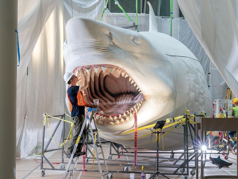 A View from the Beach Megalodon Gets A Makeover