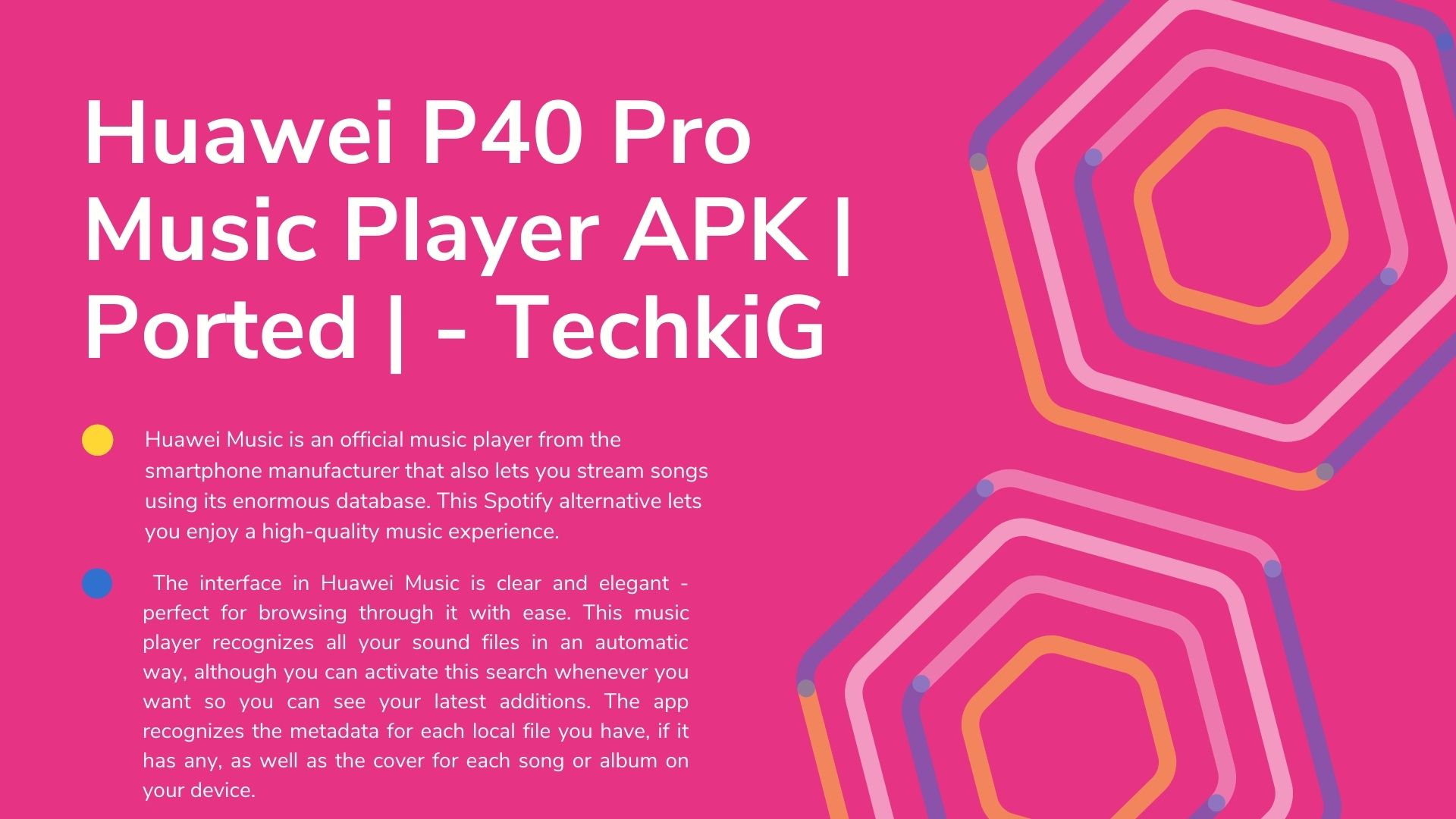 Huawei P40 Pro Music Player APK Ported TechkiG TechKiG