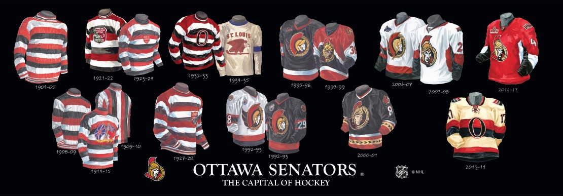 ottawa senators uniforms