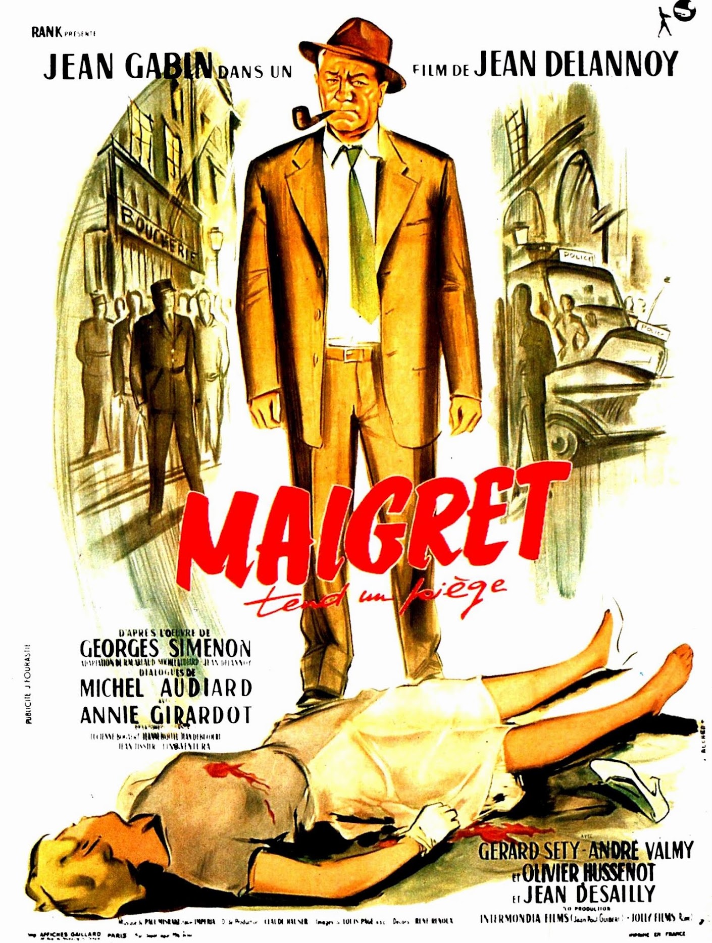 Maigret tend un piège (1957) Jean Delannoy - Maigret tend un piège (22.07.1957 / 28.09.1957)