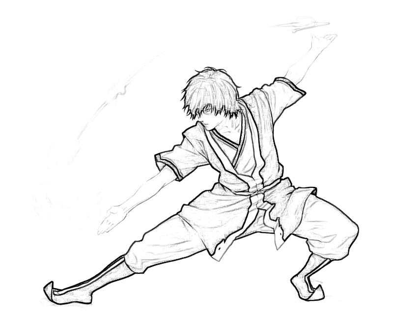 zuko coloring pages - photo #4