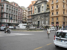The Piazza Trieste e Trento, where Filippo Illuminato was gunned down in 1943, as it looks today