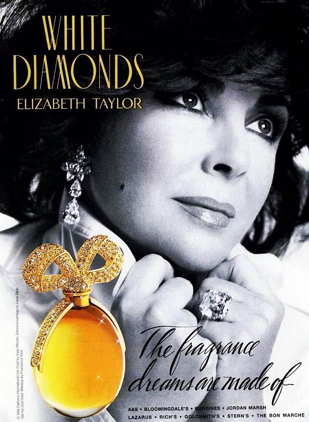 Elizabeth Taylor White Diamonds i tubrozowe aldehydy
