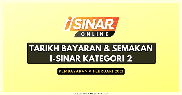 I sinar 2022 semakan