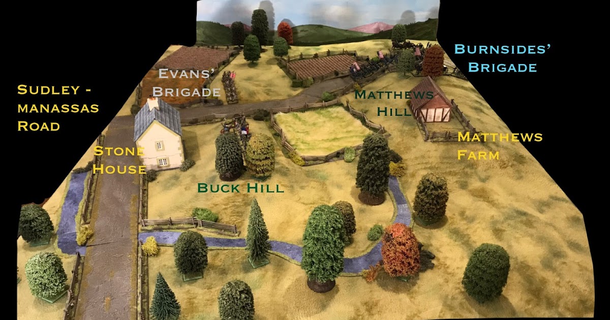 wargamesinthedungeon Battle of Matthews Hill Bull Run 1861 ACW