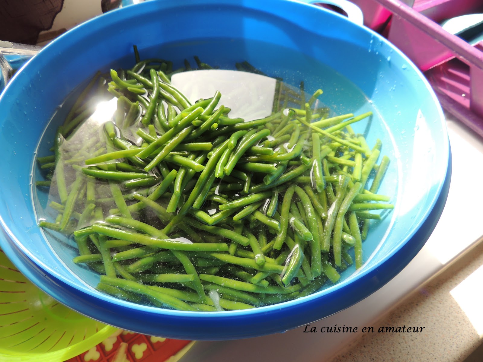 La cuisine en amateur de Maryline Haricots verts sous vide