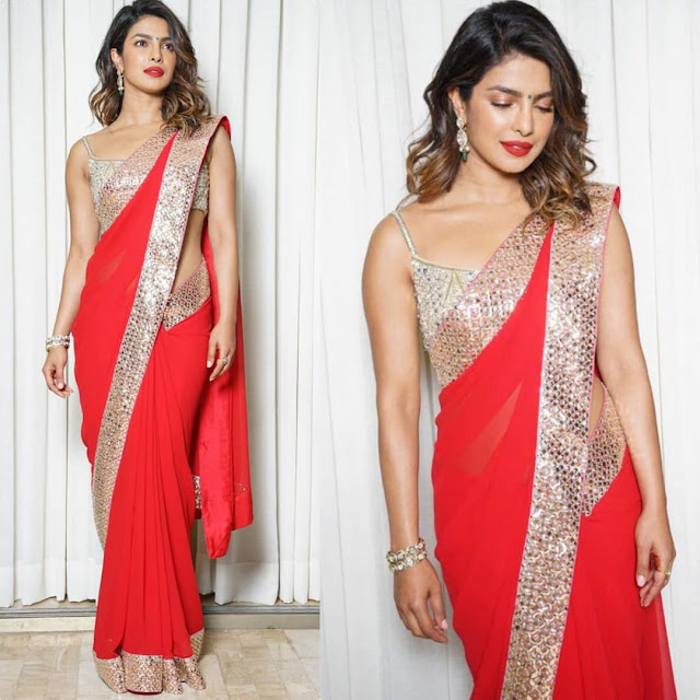 Priyanka Chopra Wears Abu Jani Sandeep Khosla for Ambani Bash