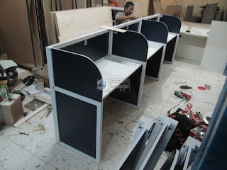 Meja Partisi Kantor + Furniture Kantor Semarang + Pesan Furniture Cepat