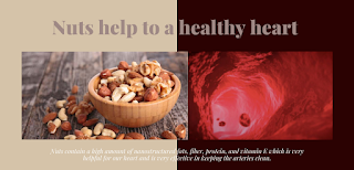 Nuts help to a healthy heart