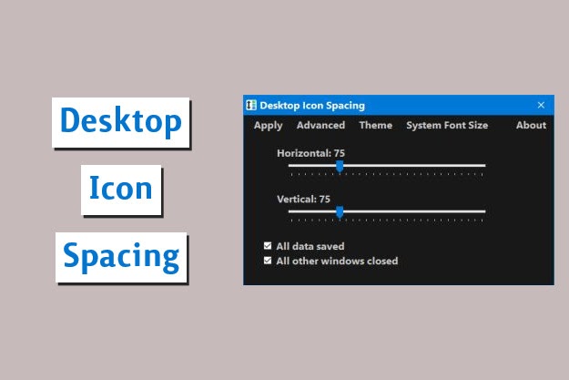 Desktop Icon Spacing - Ρυθμίζουμε την απόσταση των εικονιδίων στην