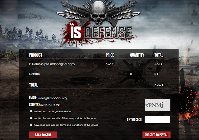 IS Defense pre-order digital copy IS Defense pre-order Destructive Creations PC game ISIS videogame digital copy store