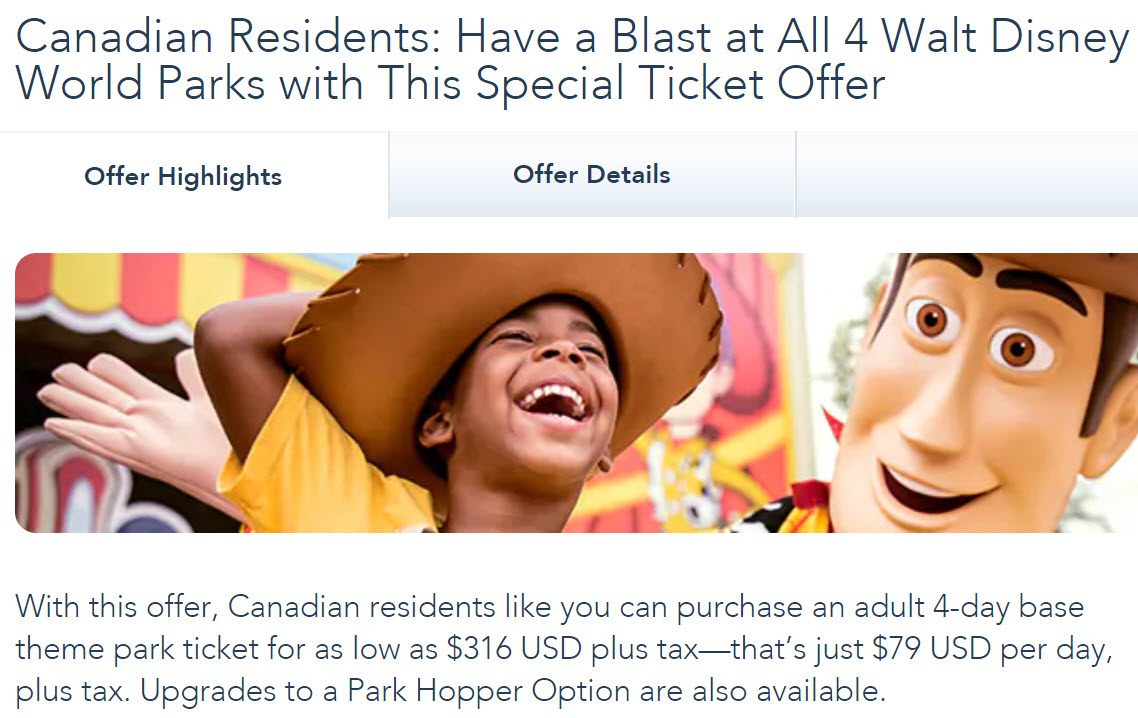 加国理财 加国居民购买迪斯尼门票优惠 19