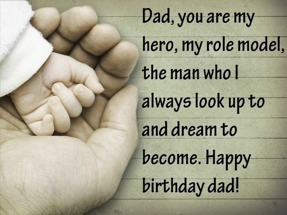 Happy Birthday Daddy/Father Whatsapp Status Dp Message
