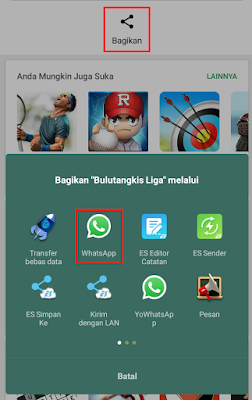 Cara mengirim aplikasi lewat wa dengan tautan