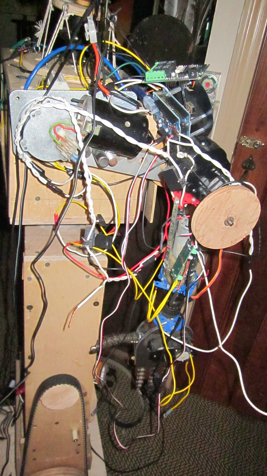 Fixing messy wiring (before / after)