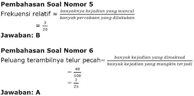 Contoh Soal Peluang Kelas 8 SMP Gambar 1