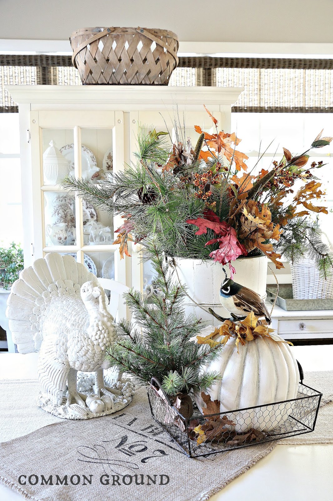 common ground Farmhouse Table for Thanksgiving