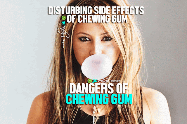 The dangers of chewing gum. Disturbing side effects of chewing gum ...