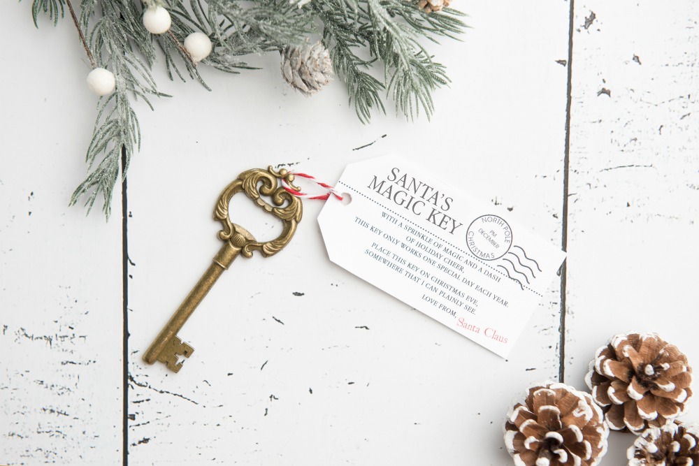 Santa's Magic Key Plus Free Printable